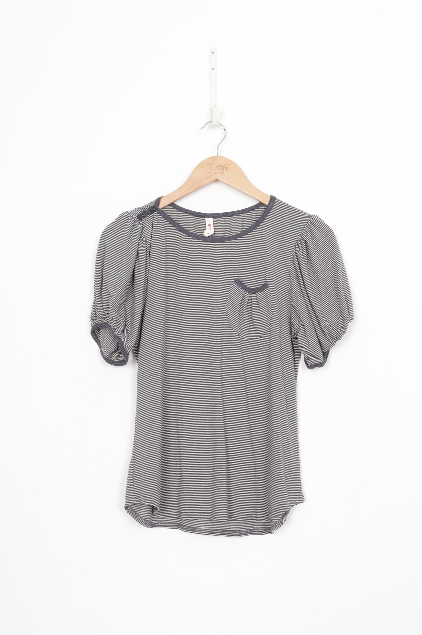 Sylvester Womens Grey Top Size M