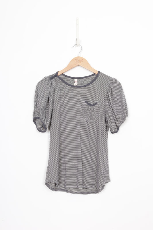 Sylvester Womens Grey Top Size M