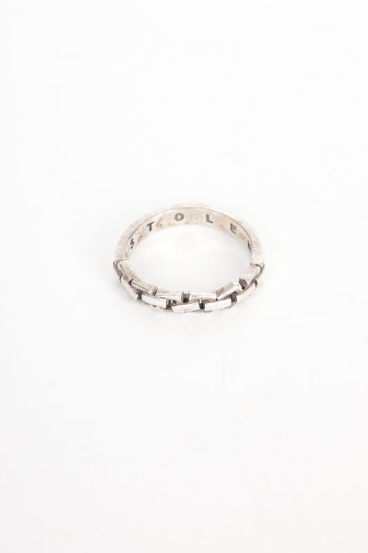 Stolen Girlfriends Club Womens Silver Ring Size US 10