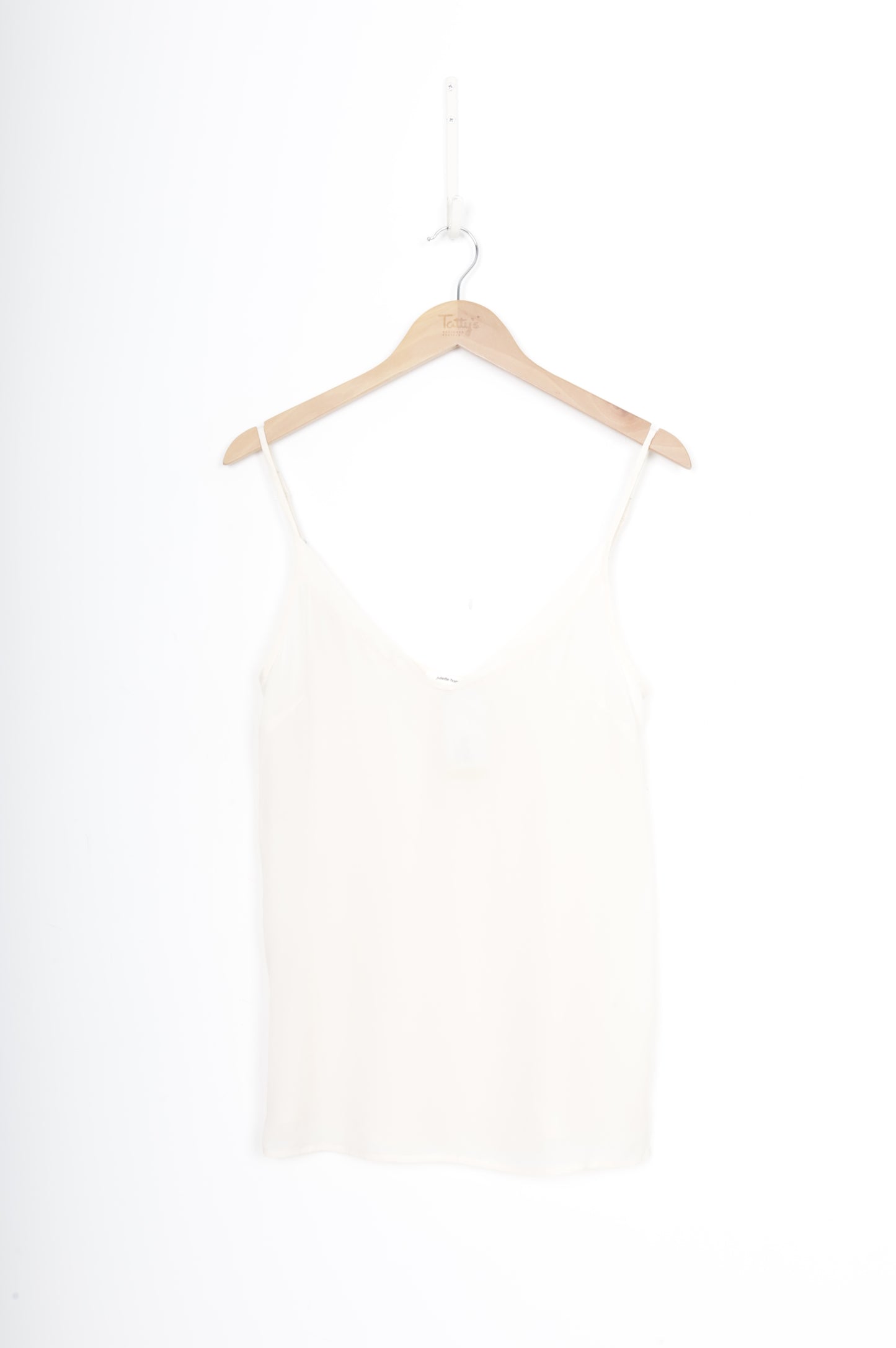 juliette hogan Womens Cream Top Size 10