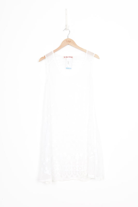 Cooper Womens White Dress Size 8