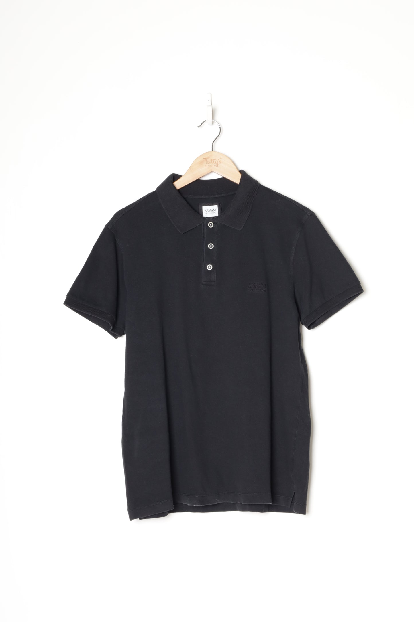 Armani Collezioni Mens Black Top Size XXL