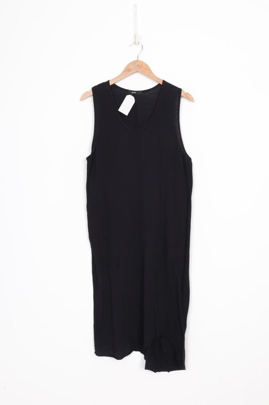 Bassike Womens Black Dress Size L