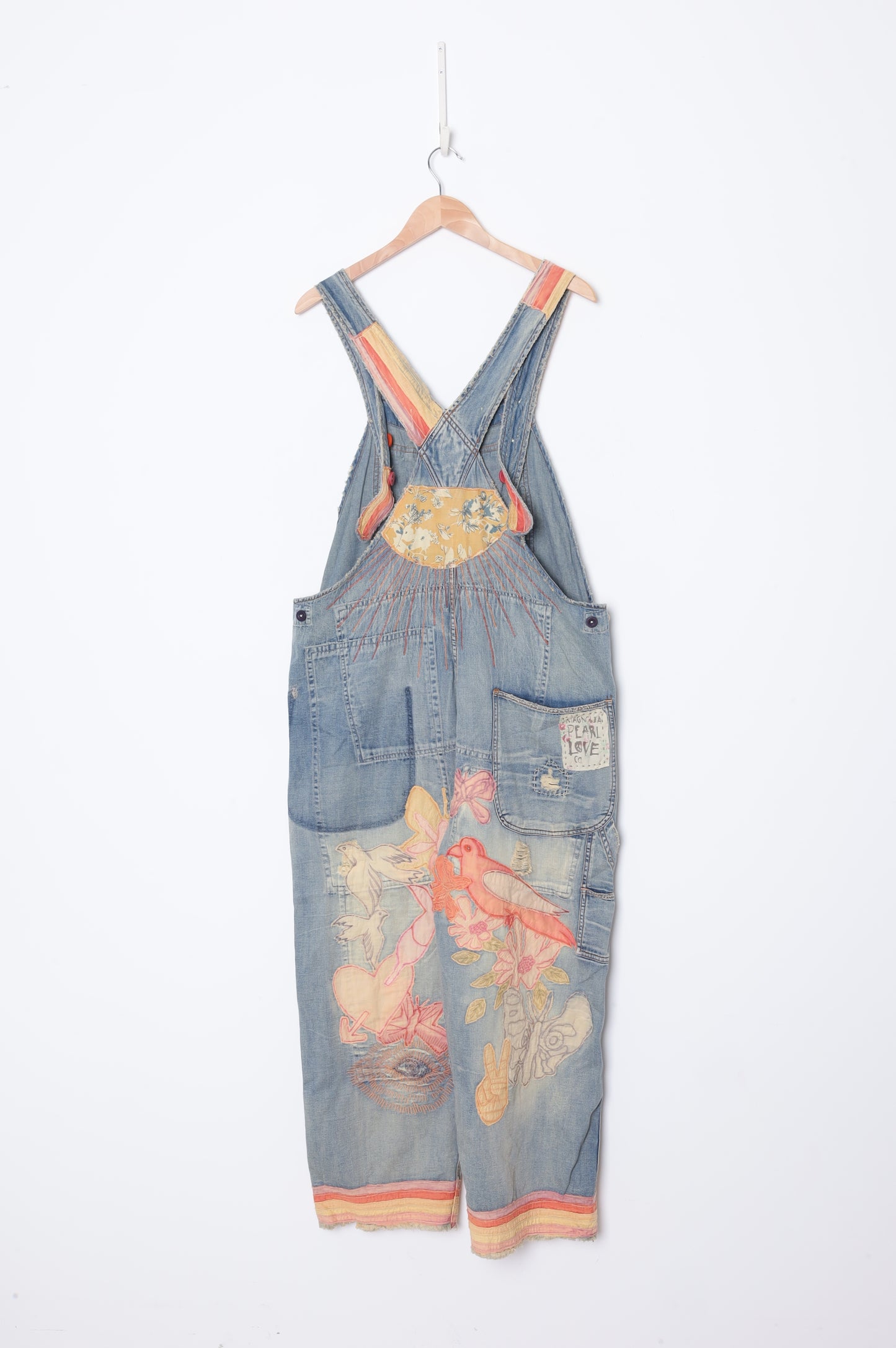 Magnolia Pearl Womens Blue Jumpsuit Size O/S