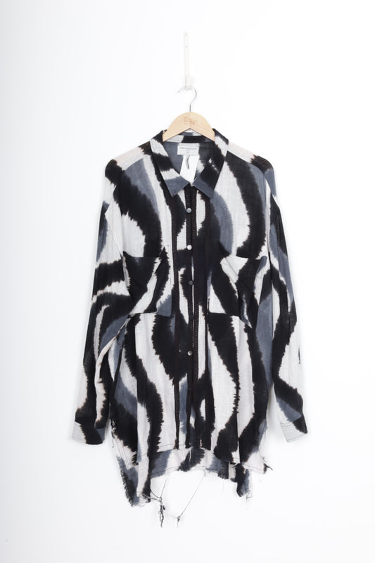 One Teaspoon Womens Black Shirt Size XL