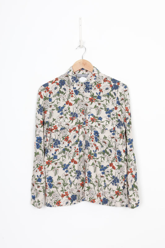Dalston Womens Cream Shirt Size 10