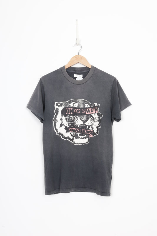 Anine Bing Womens Grey T-shirt Size S