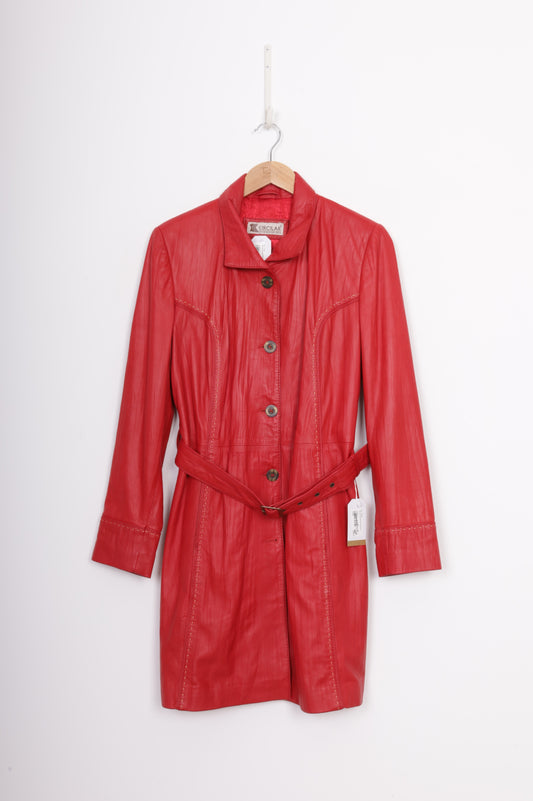 Kircilar Womens Red Coat Size L
