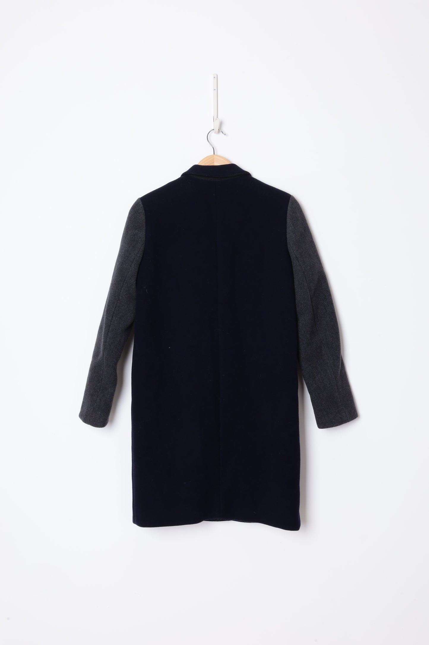 Sandro Womens Blue Coat Size 38