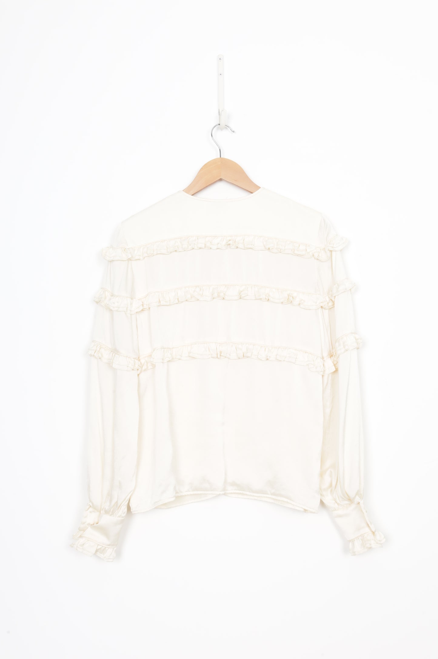 Valentino Boutique Womens Cream Top Size 10