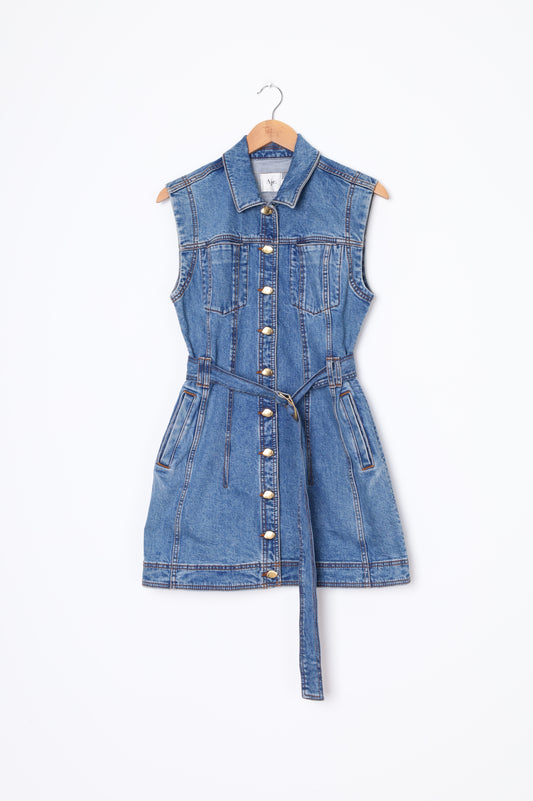 Aje. Womens Blue Dress Size 10