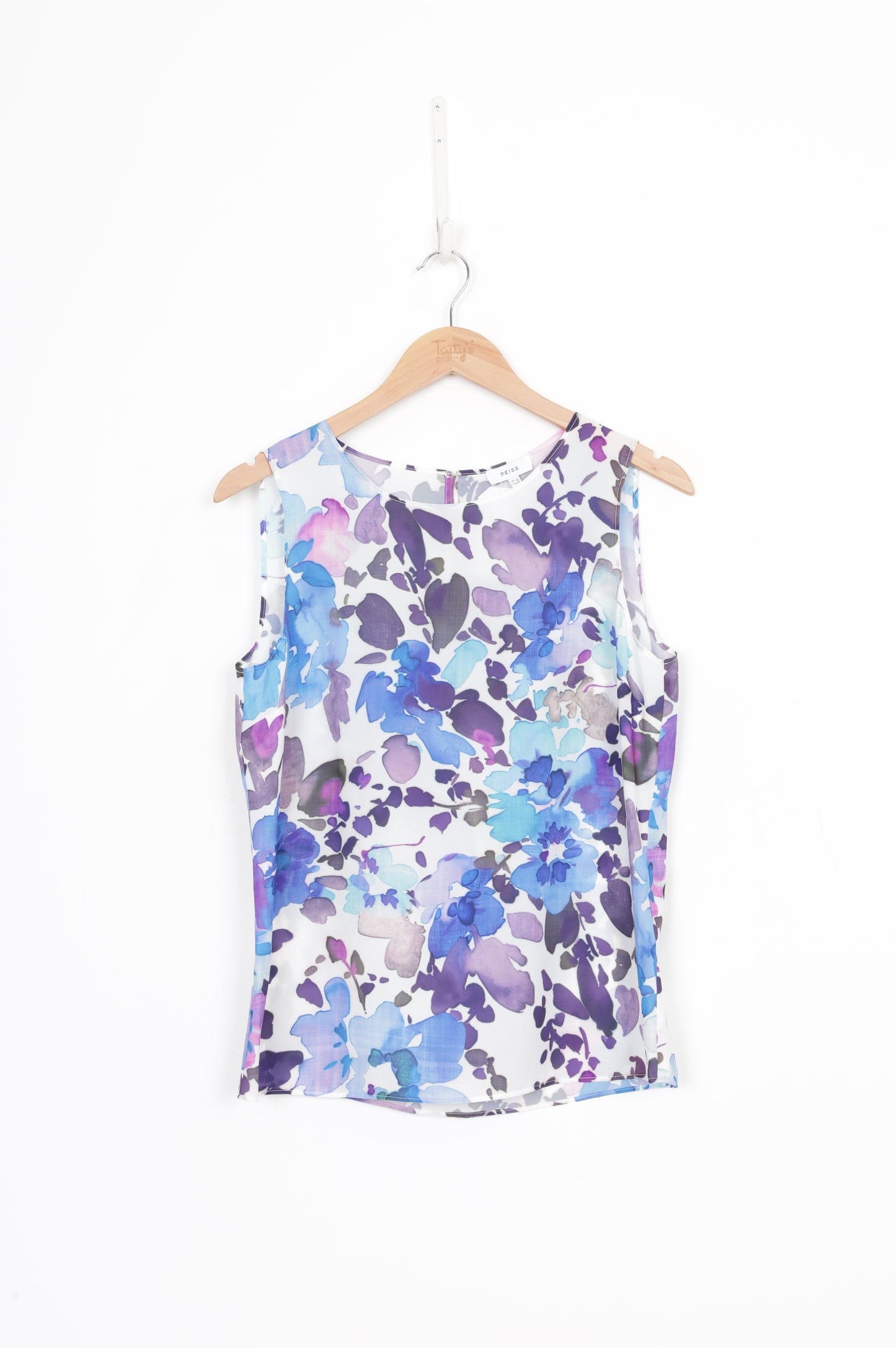 Reiss Womens Purple Top Size 10