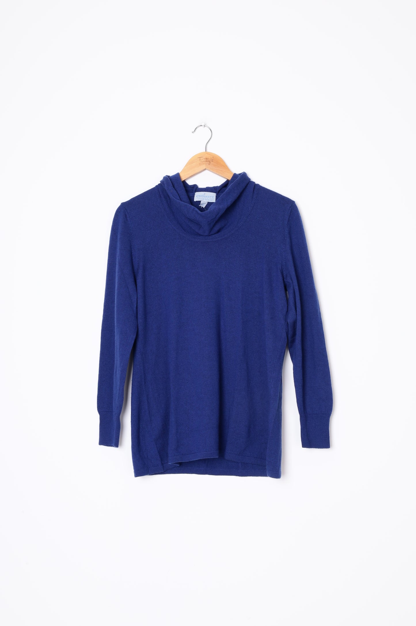 Crockett Womens Blue Jumper Size L