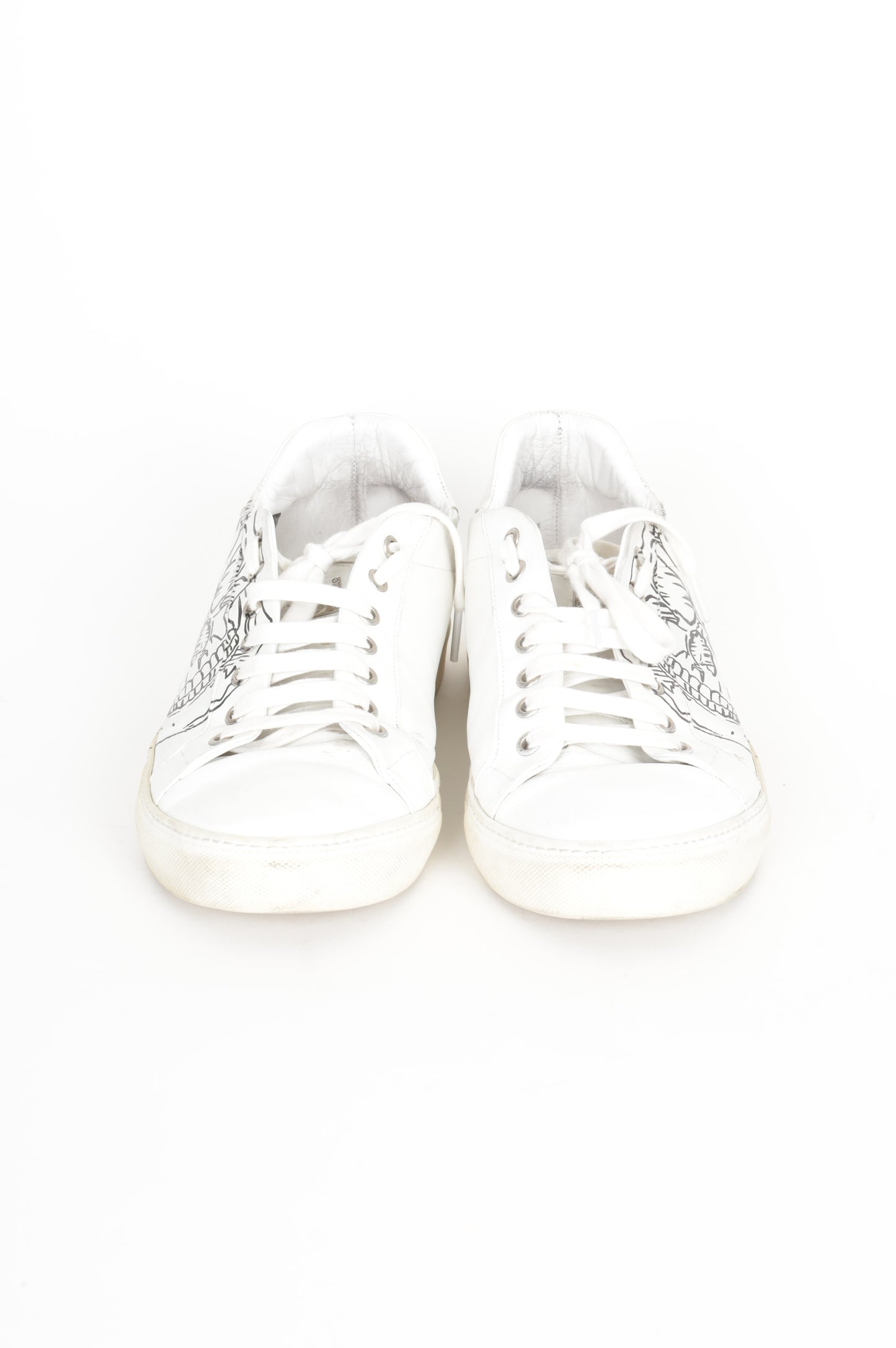 Philipp Plein Mens White Shoes Size EU 42