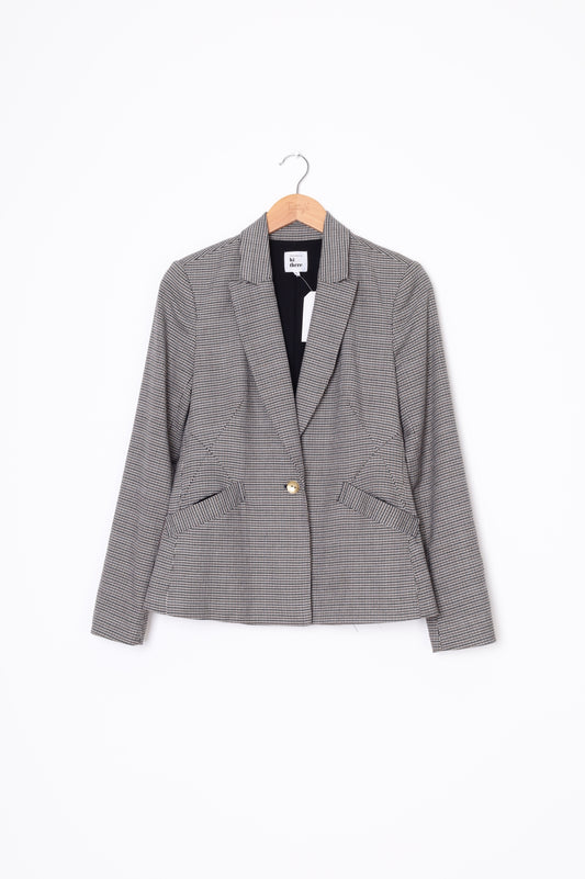 Karen Walker Hi there Womens Cream Blazer Size 8