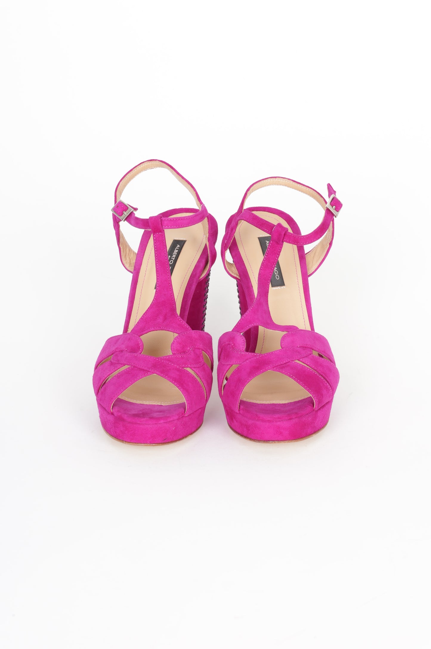 Alberto Zago Womens Pink Heels Size EU 39.5