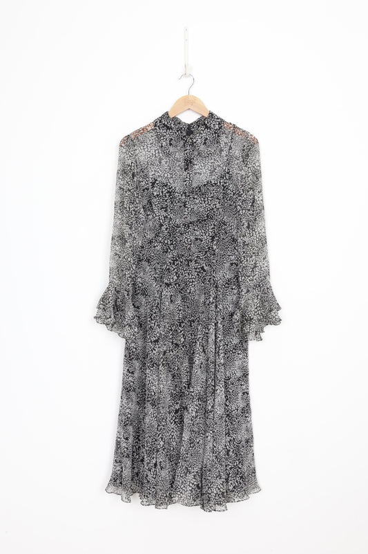 Mikael Aghal Womens Black Dress Size 8