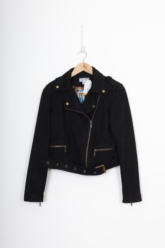 Katherine Victoria Womens Black Jacket Size 10