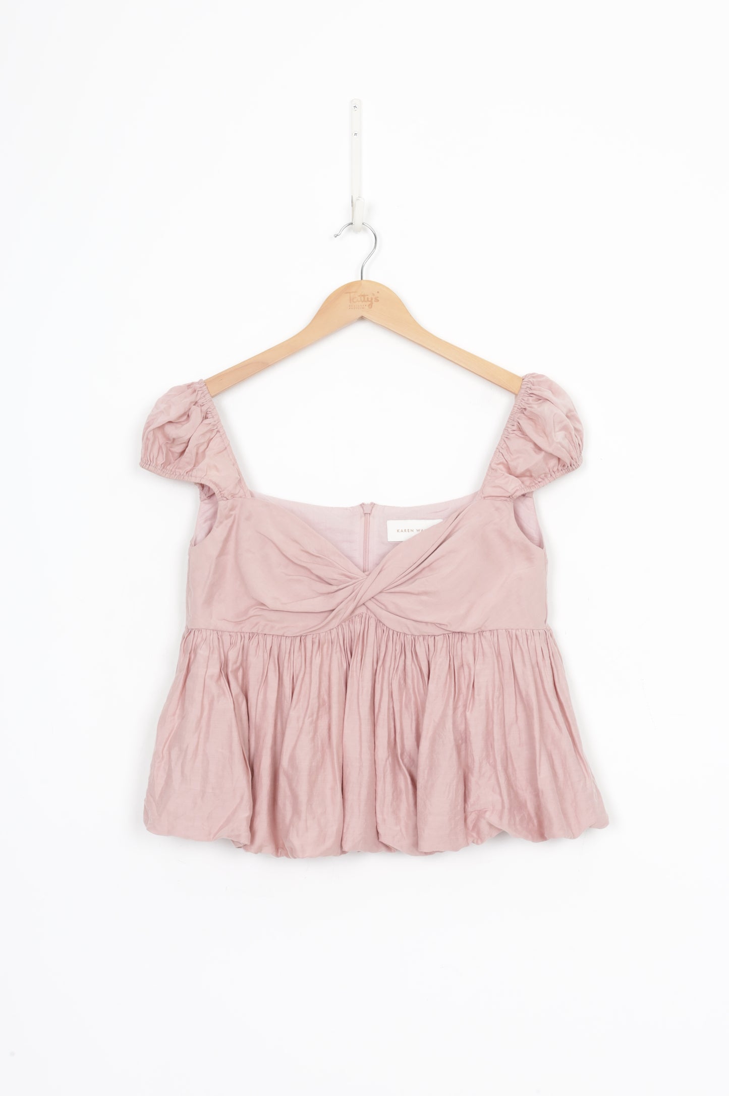 Karen Walker Womens Pink Top Size 12