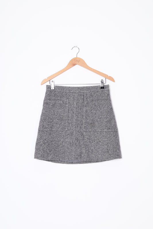 Jigsaw Womens Grey Mini Skirt Size 10