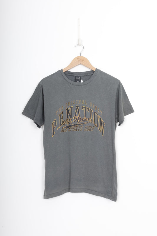 P.E Nation Womens Grey T-shirt Size XS