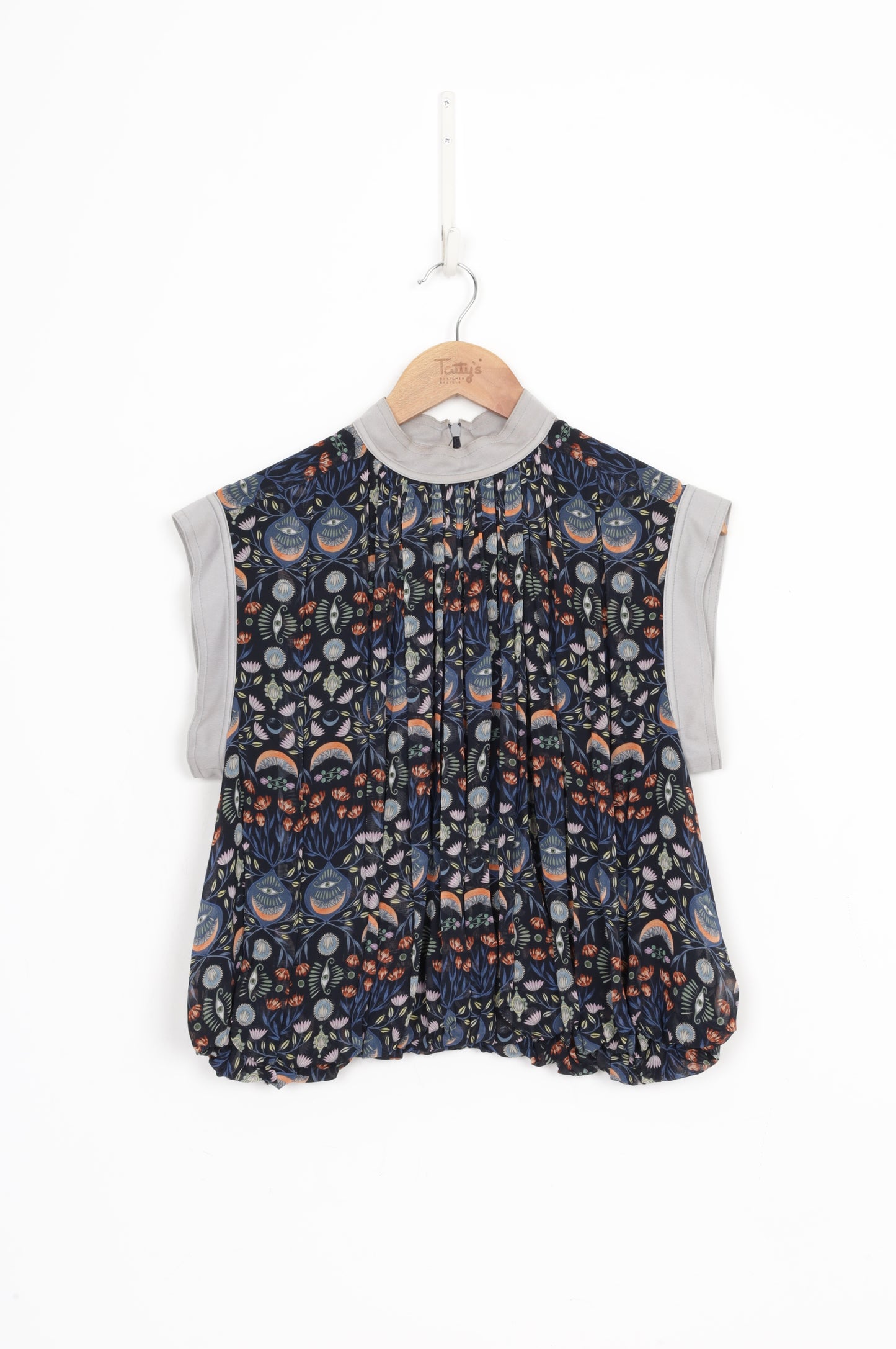 Chloe Womens Blue Top Size EU 34