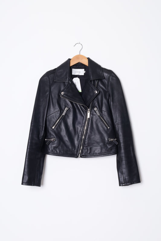 Stand Womens Black Jacket Size EU 38