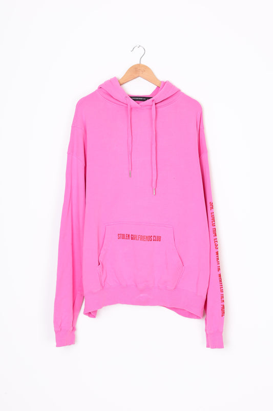 Stolen Girlfriends Club Womens Pink Sweatshirt Size XL