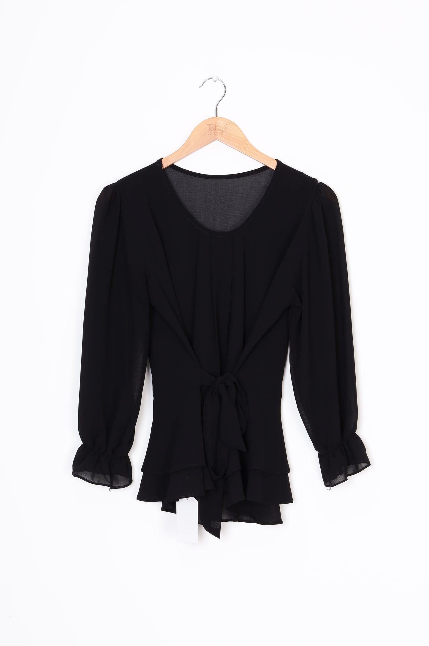 No Label Womens Black Top Size 10