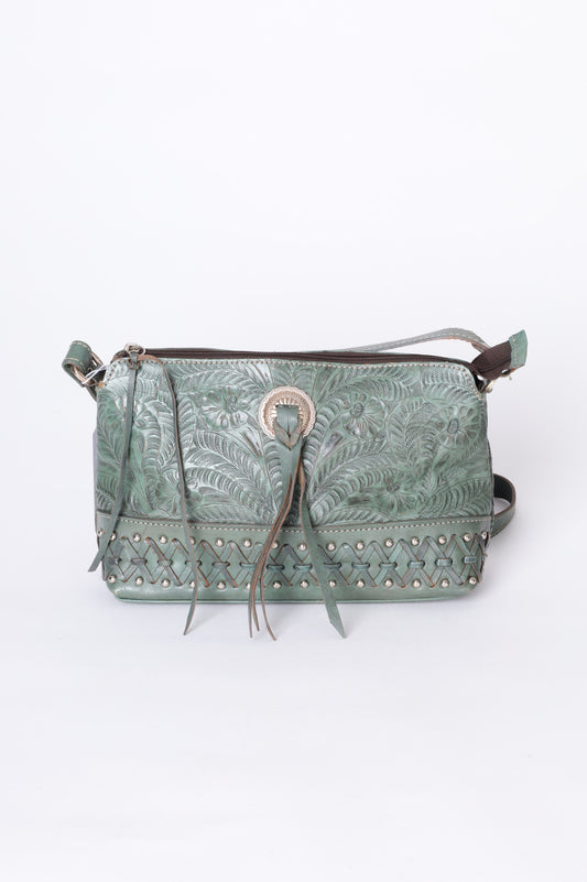 American West Womens Green Bag Size M