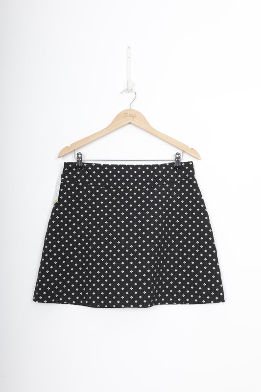 Ruby Womens Black Mini Skirt Size 14