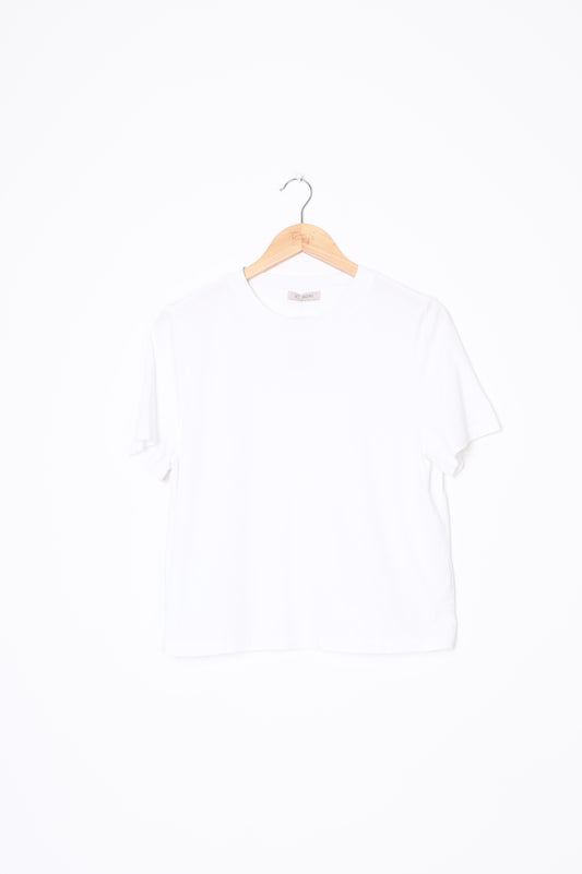 St Agni Womens White T-shirt Size L