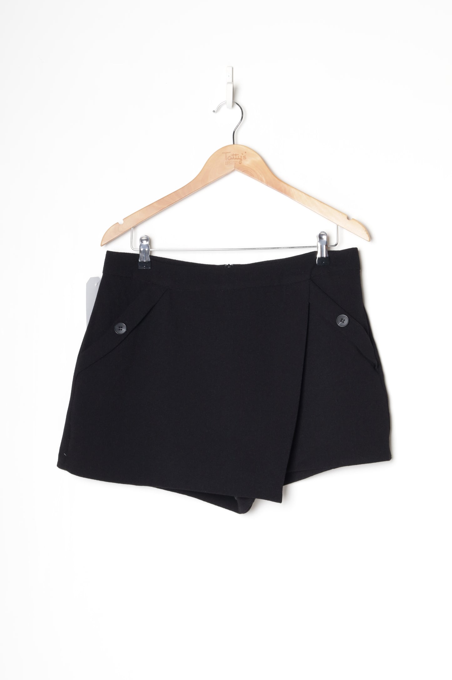 Shona Joy Womens Black Shorts Size 14