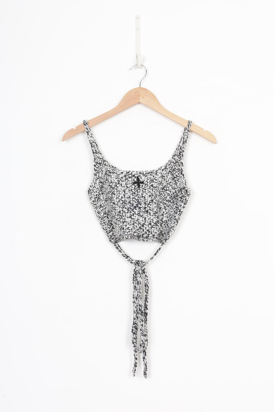 SMFK Womens Black Top Size S