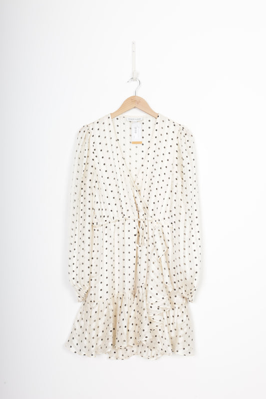 Shona Joy Womens Cream Dress Size EU 38