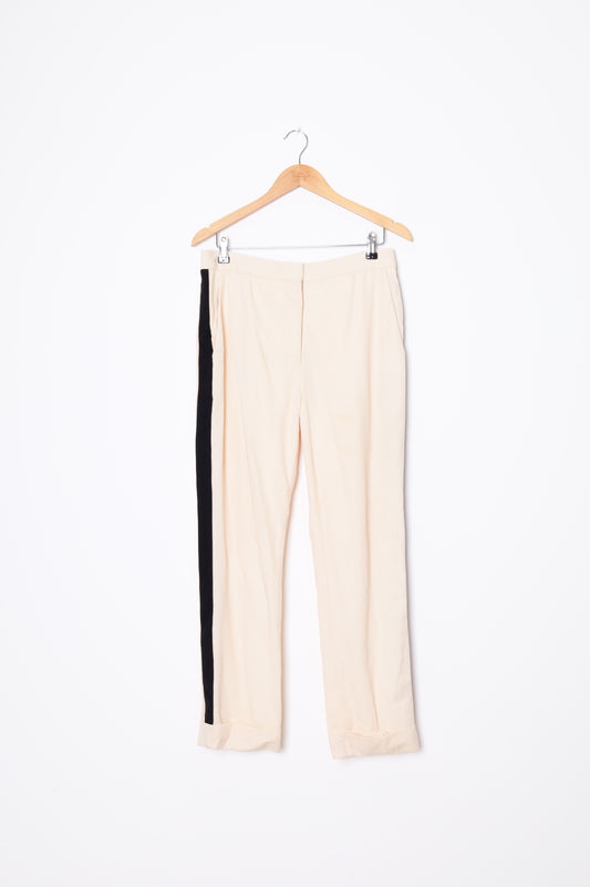 Stella McCartney Womens Cream Pants Size 44