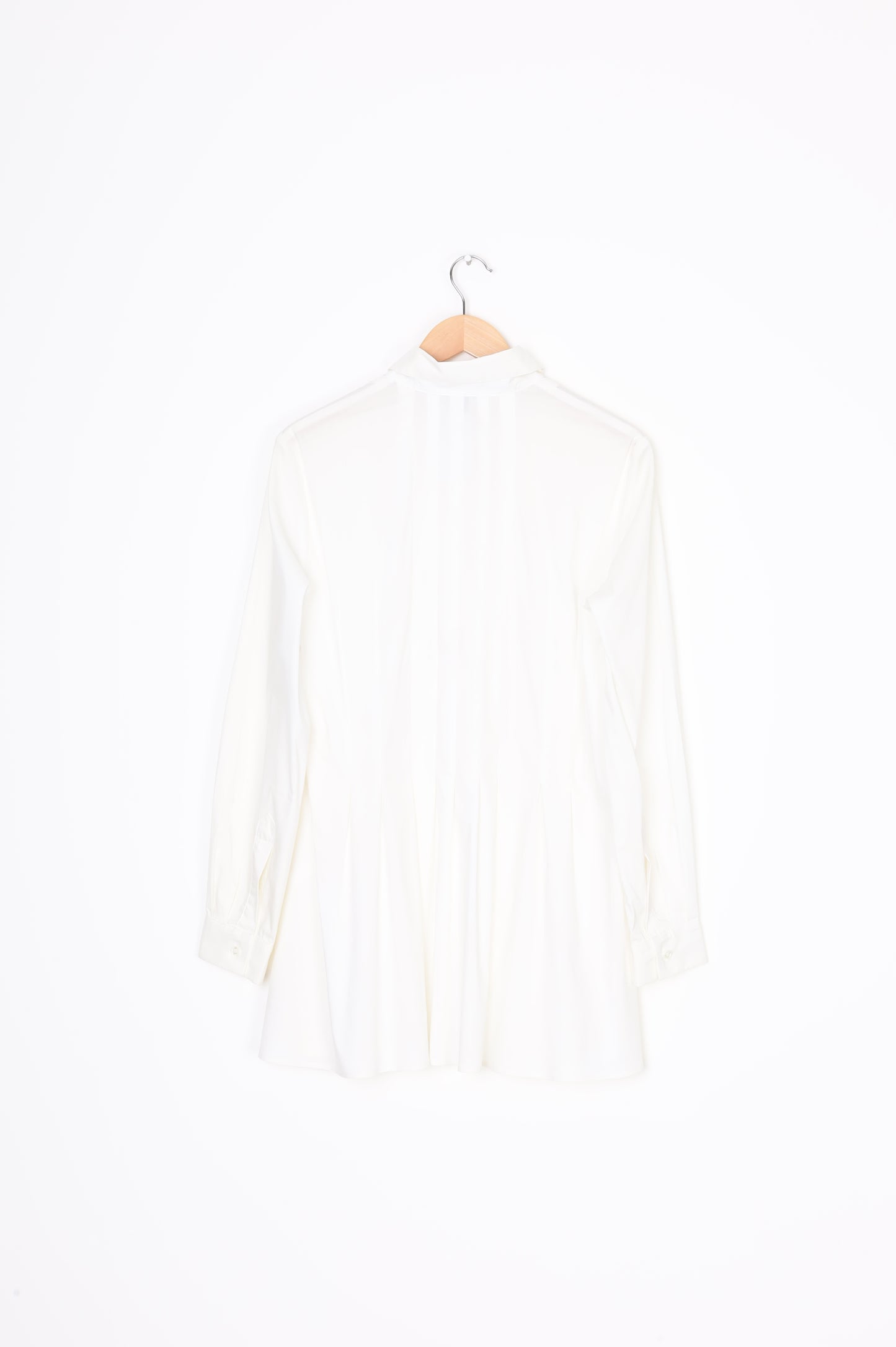 Paula Ryan Womens White Shirt Size L
