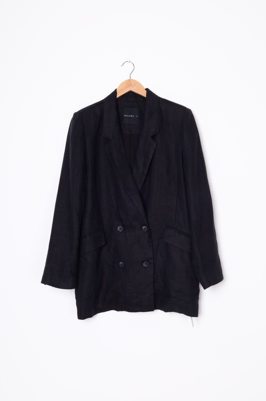 Decjuba  Womens Black Blazer Size 14