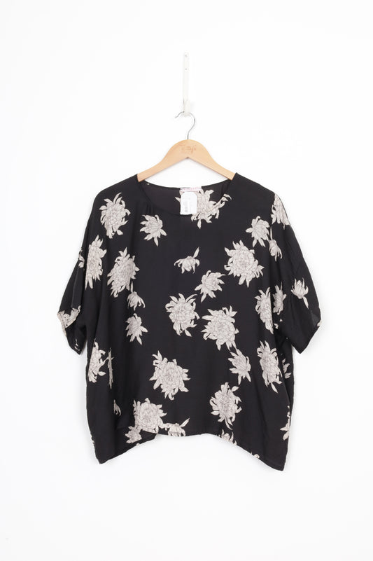 Widdess Womens Black Top Size 14
