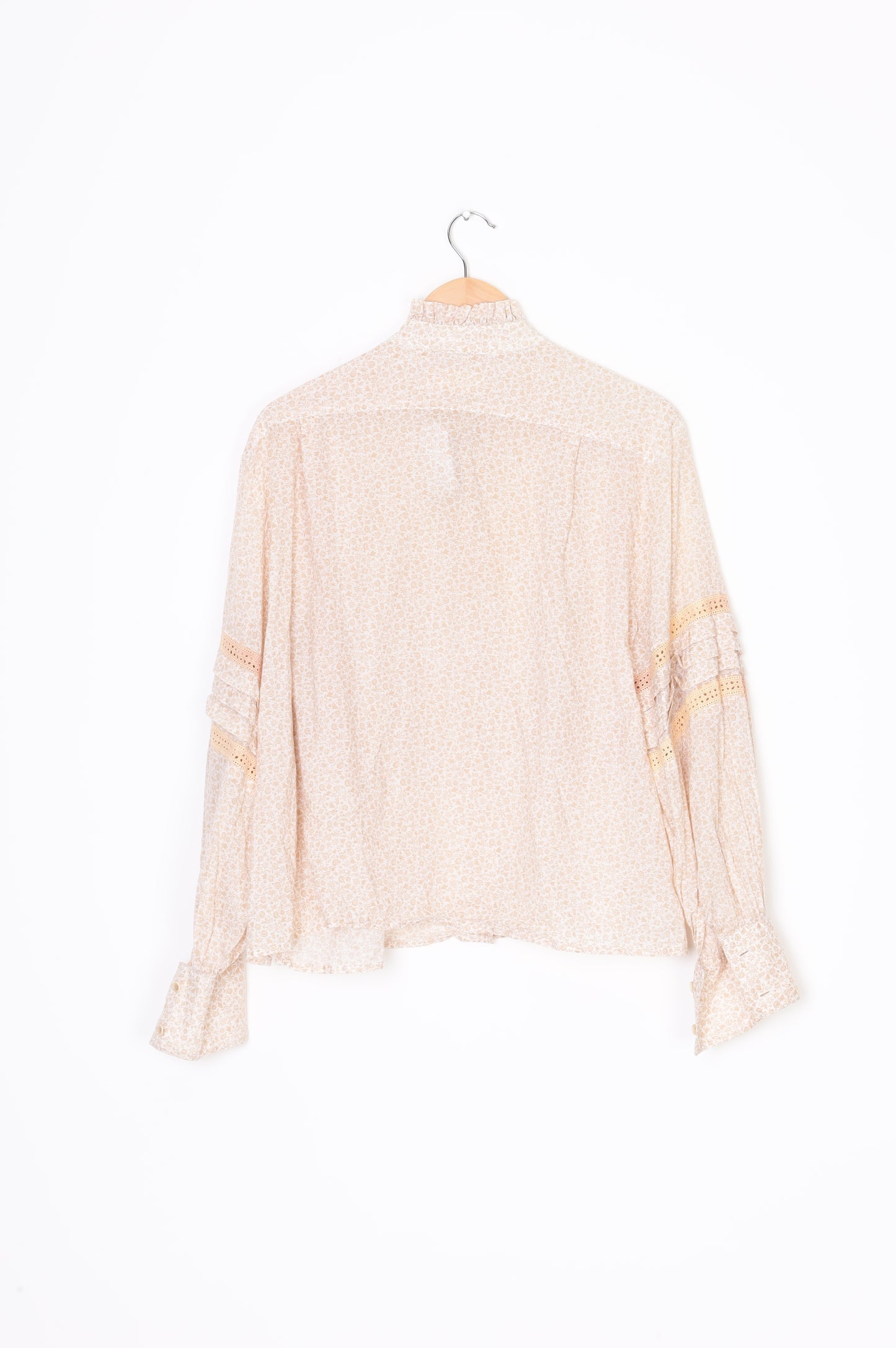 Karen Walker Womens Beige Shirt Size 10