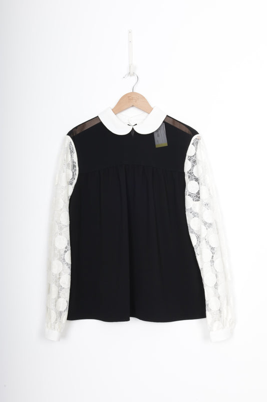 Anne Fontaine Womens Black Top Size EU 46