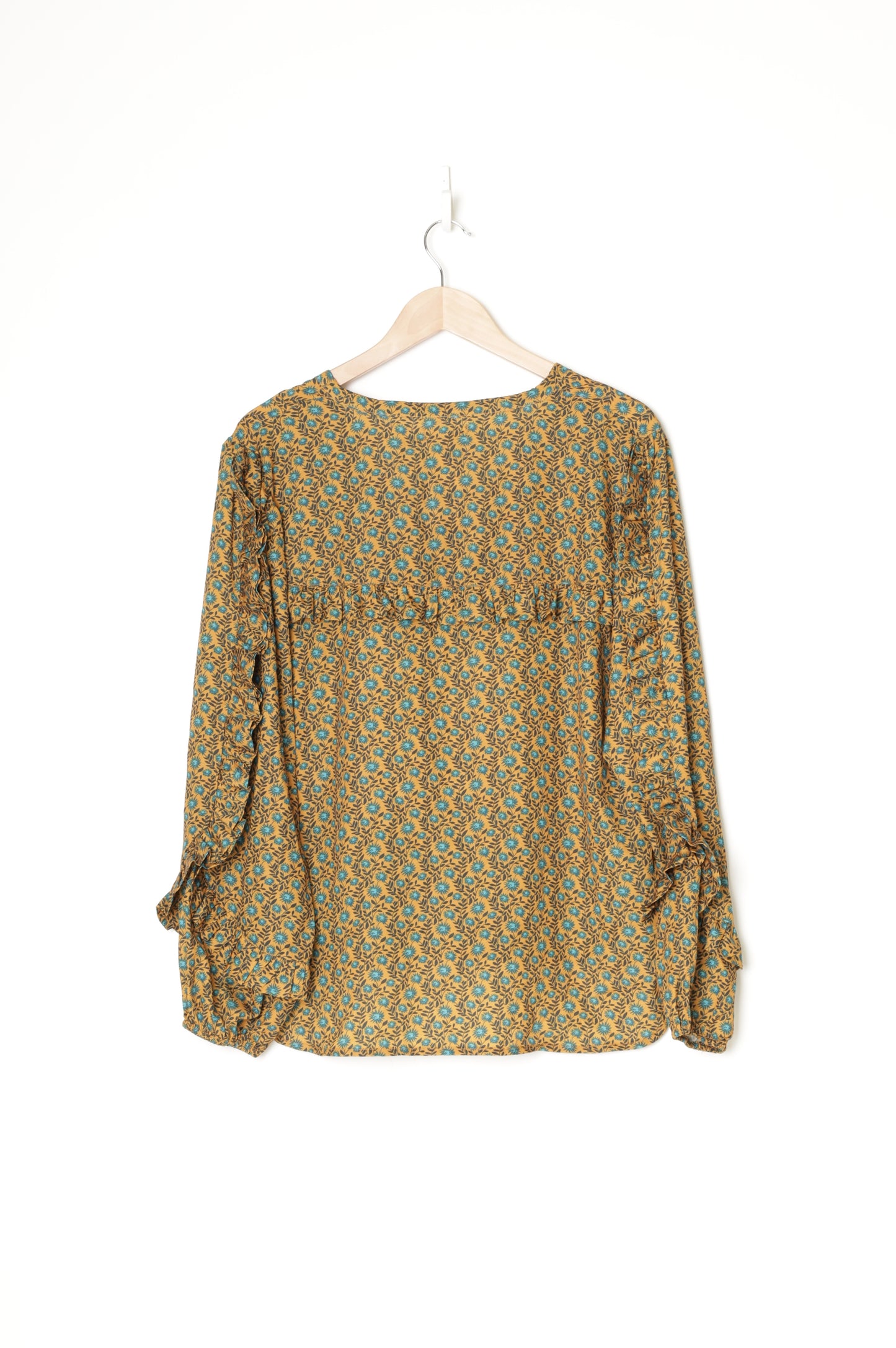 Superette Womens Yellow Blouse Size 8