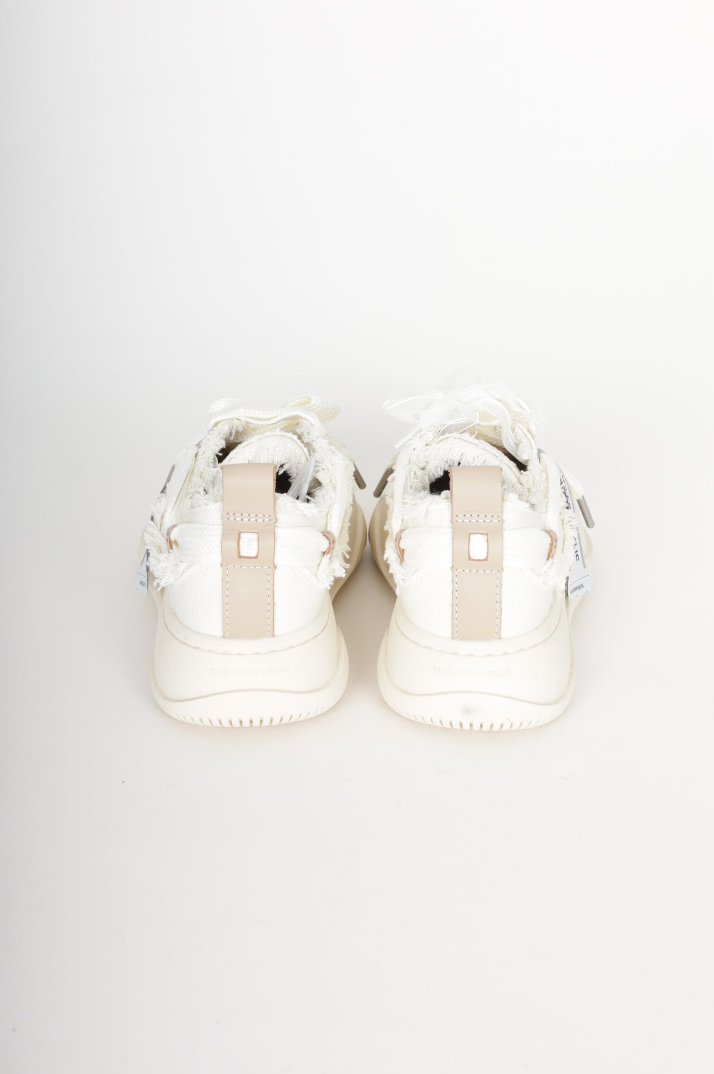 Smile Republic Womens Cream Sneakers Size EU 37