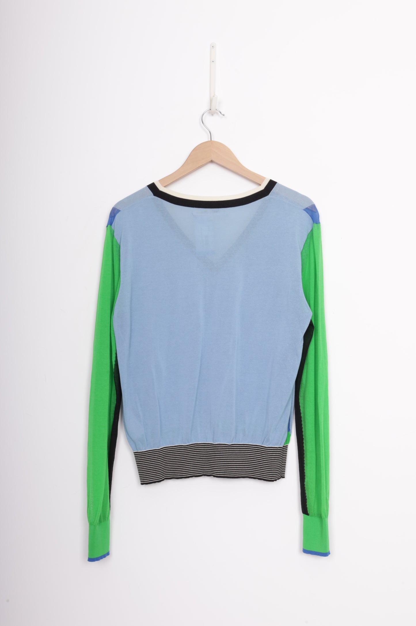 Diane von Furstenberg Womens Blue Jumper Size M