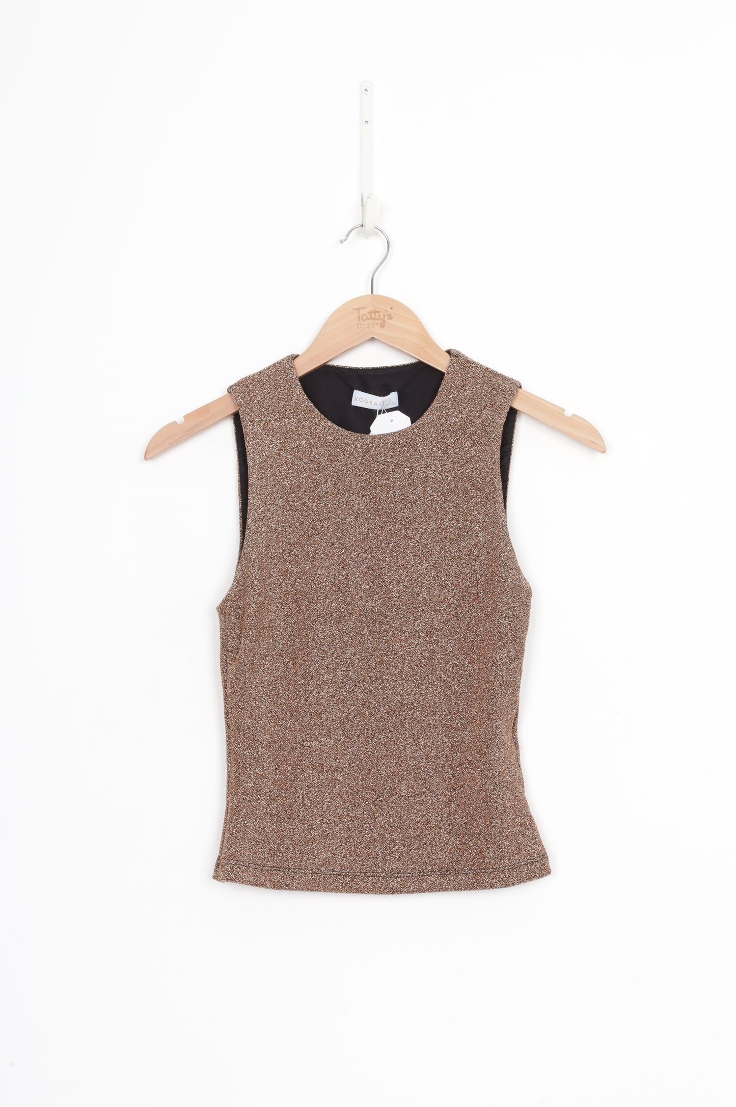 Kookai Womens Metallic Top Size 8