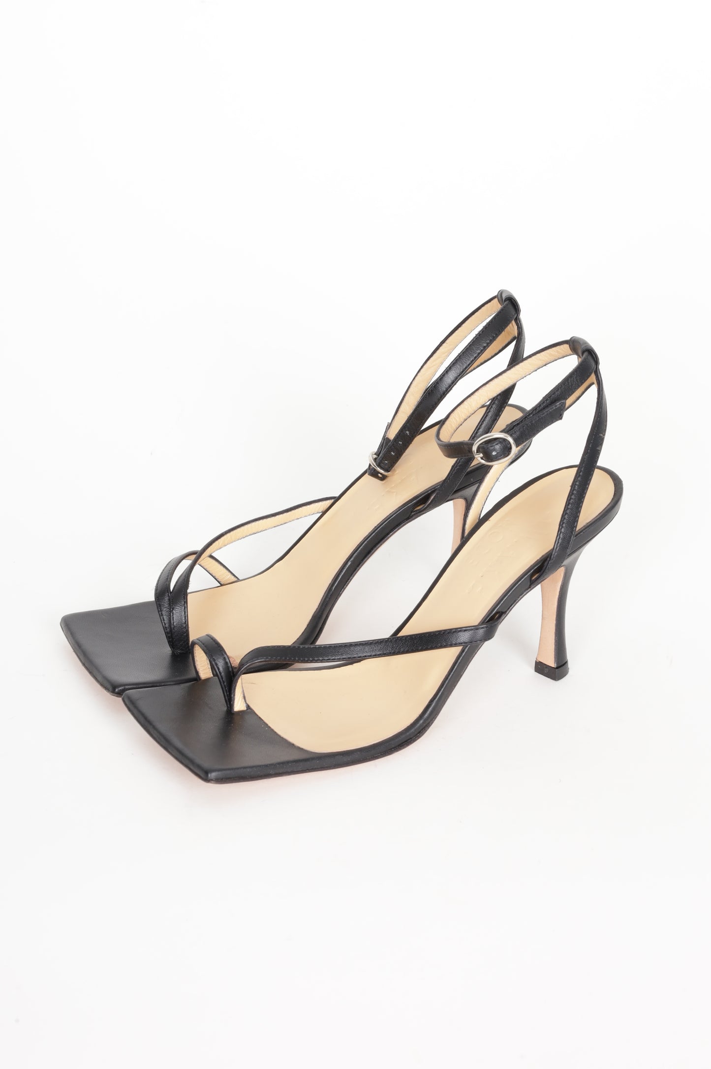 A.W.A.K.E. Mode Womens Black Heels Size EU 36