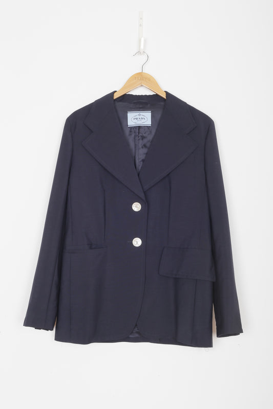 Prada Mens Blue Blazer Size EU 46