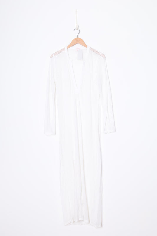 Goldie Lewinter Womens White Dress Size L