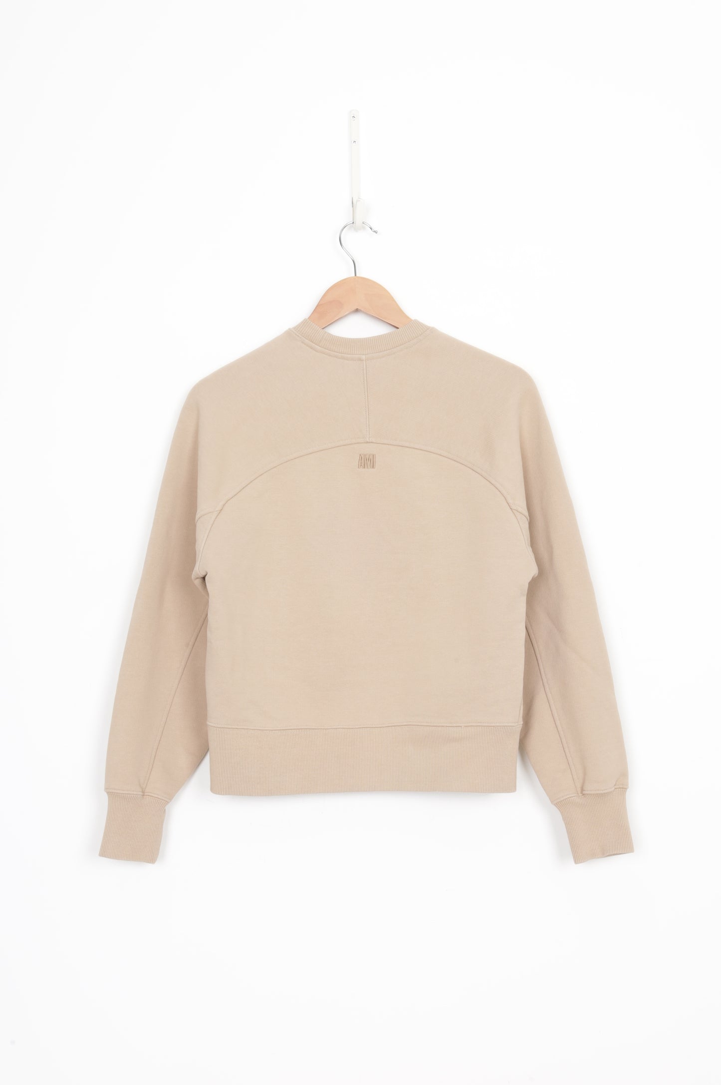 Ami Alexandre Mattiussi Womens Beige Jumper Size S