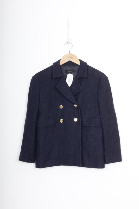Karen Walker Womens Blue Blazer Size 8